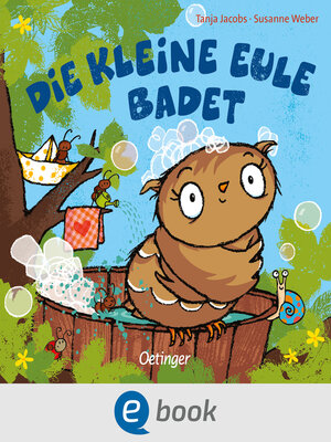 cover image of Die kleine Eule badet